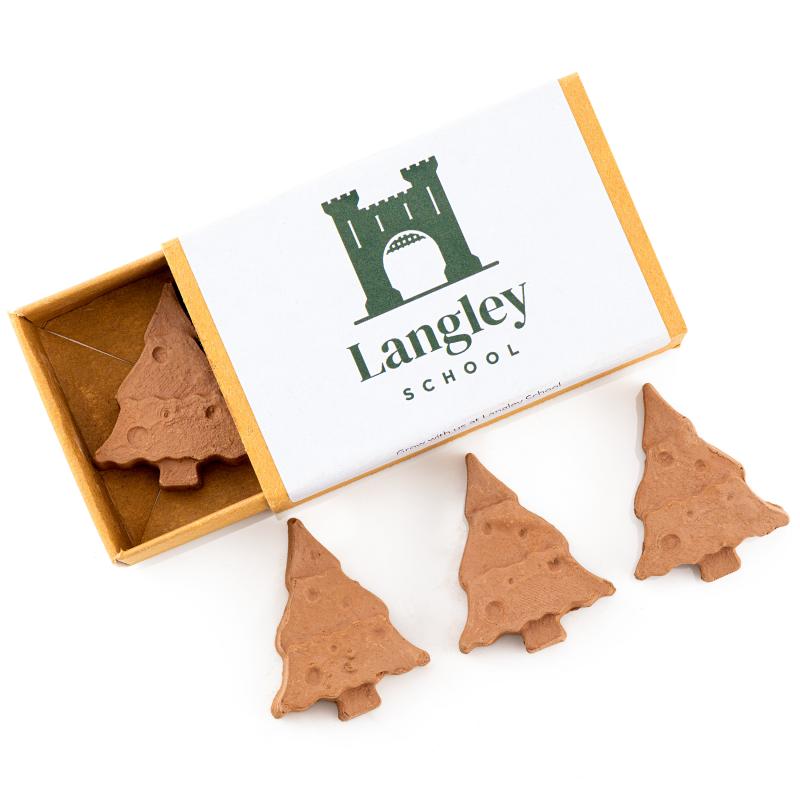 Image of Tree-Shaped  Wildflower Seed Bombs - Matchbox